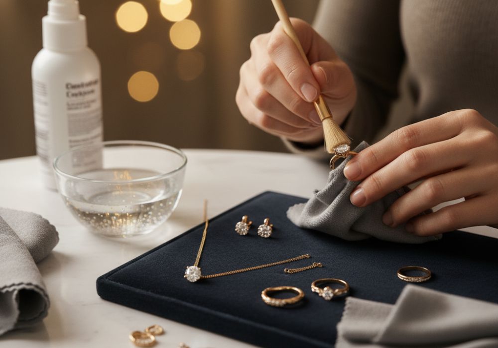 How to Take Care of Your Gold and Diamond Jewellery at Home