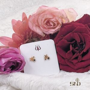Double Star Gold Studs